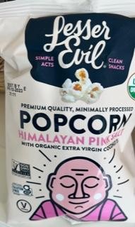 Lesser Evil Organic Sea Salt Popcorn