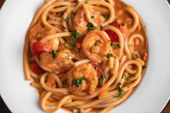 Garidomakaronada (Shrimp Pasta)