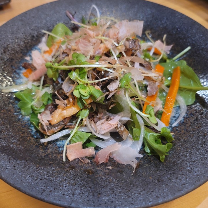 Salmon Skin Salad