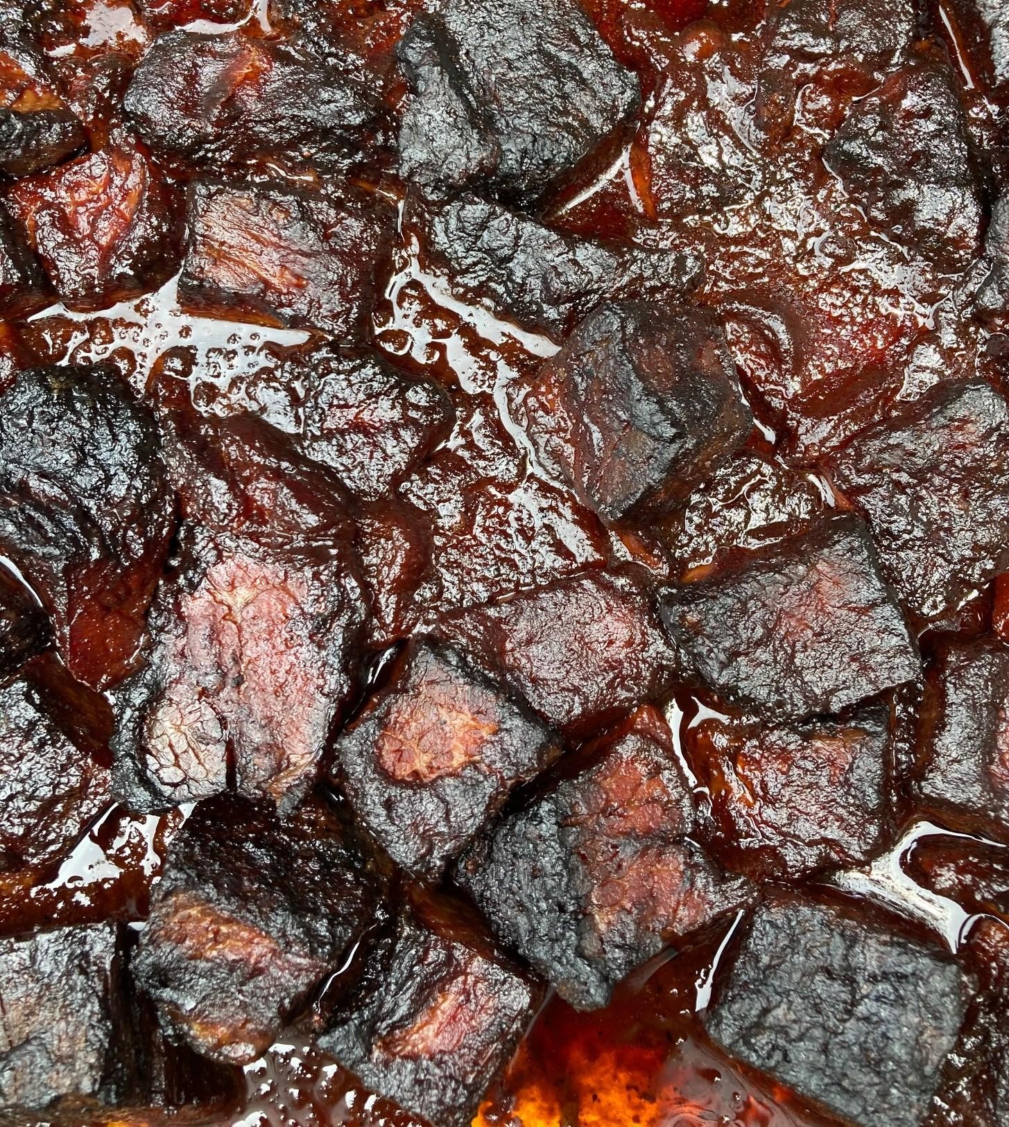 Brisket Burnt End Plate with Two Sides