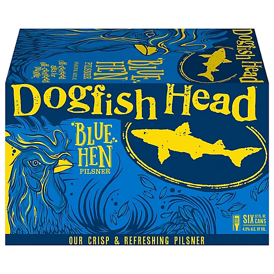 Dogfish Head Blue Hen Pilsner 6pk-12oz cans TO