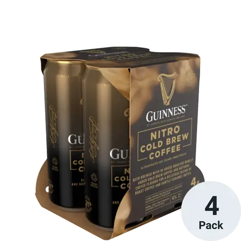 Guinness Nitro Cold Brew Coffee Stout 4pk -14ozcans