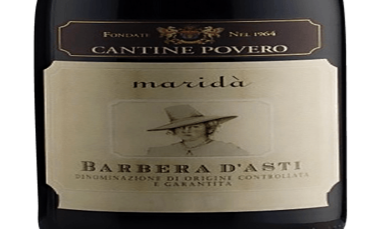 Cantine Povero Marida Barbera D'Asti 750ml TO
