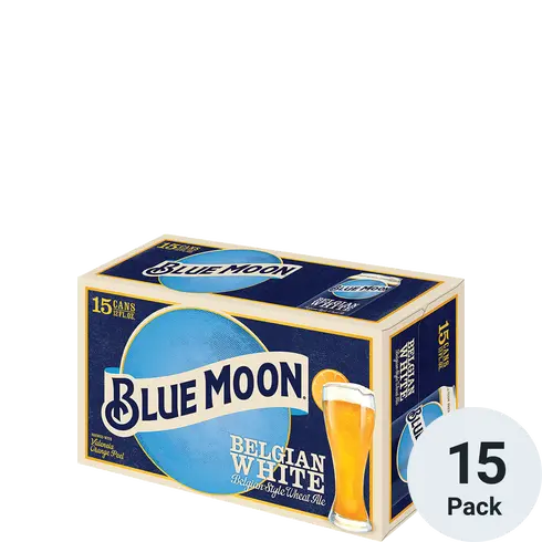 Blue Moon Belgian White Belgian-Style Wheat Ale 15pk-12oz cans