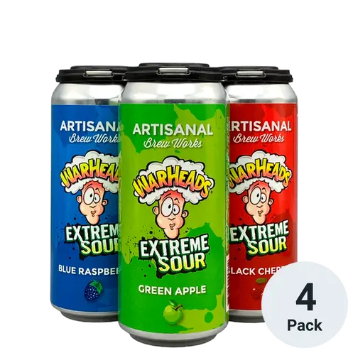 Artisanal Brew Warheads Sour Variety 4pk-16oz cans TO