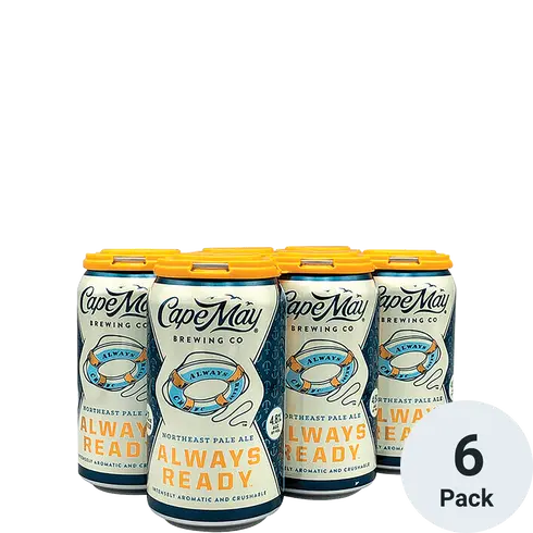 Cape May Always Ready 6pk-12oz cans TO