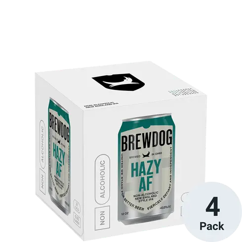 BrewDog Non-Alcoholic Hazy AF 4pk-12oz cans TO