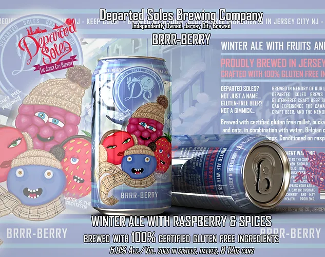 Departed Brrr-Berry 4Pk 12-oz can TO