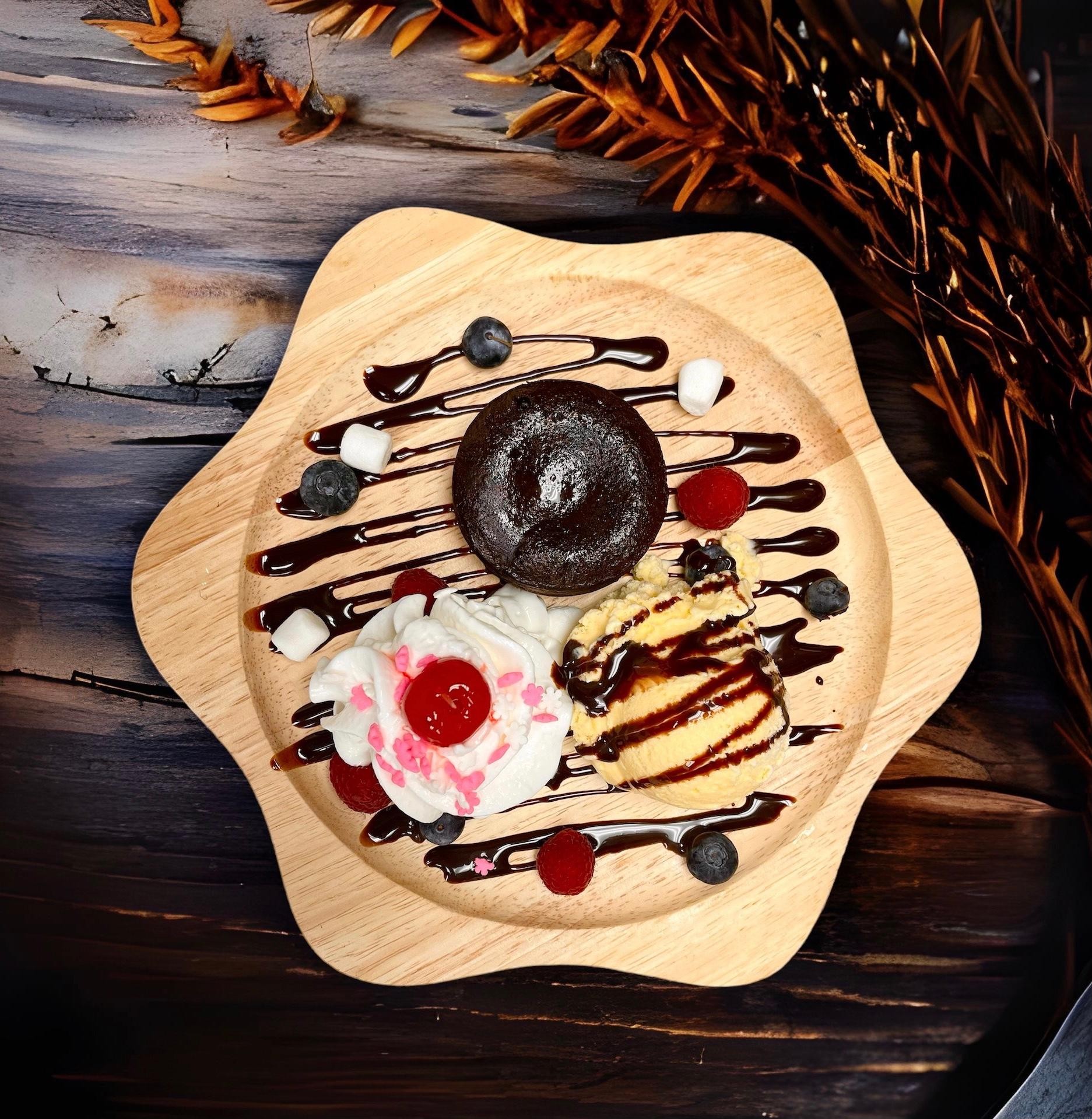 Chocolate Lava with Vanilla ice cream