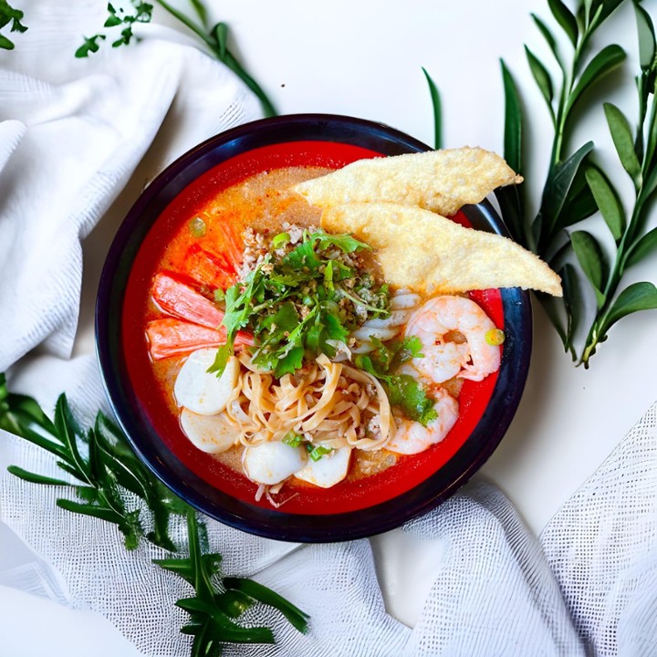 Creamy Tom Yum Noodle Soup