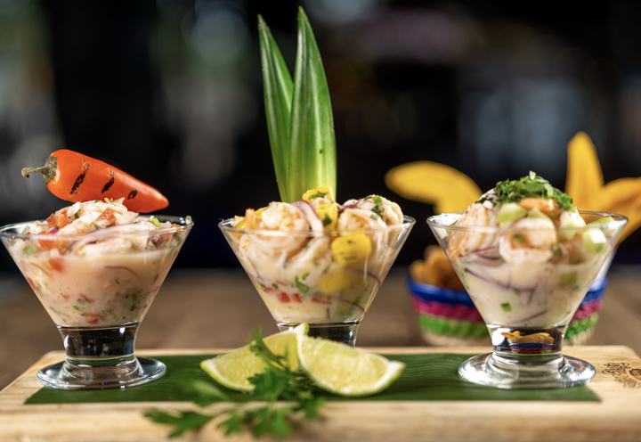 Shrimp Ceviche Trio