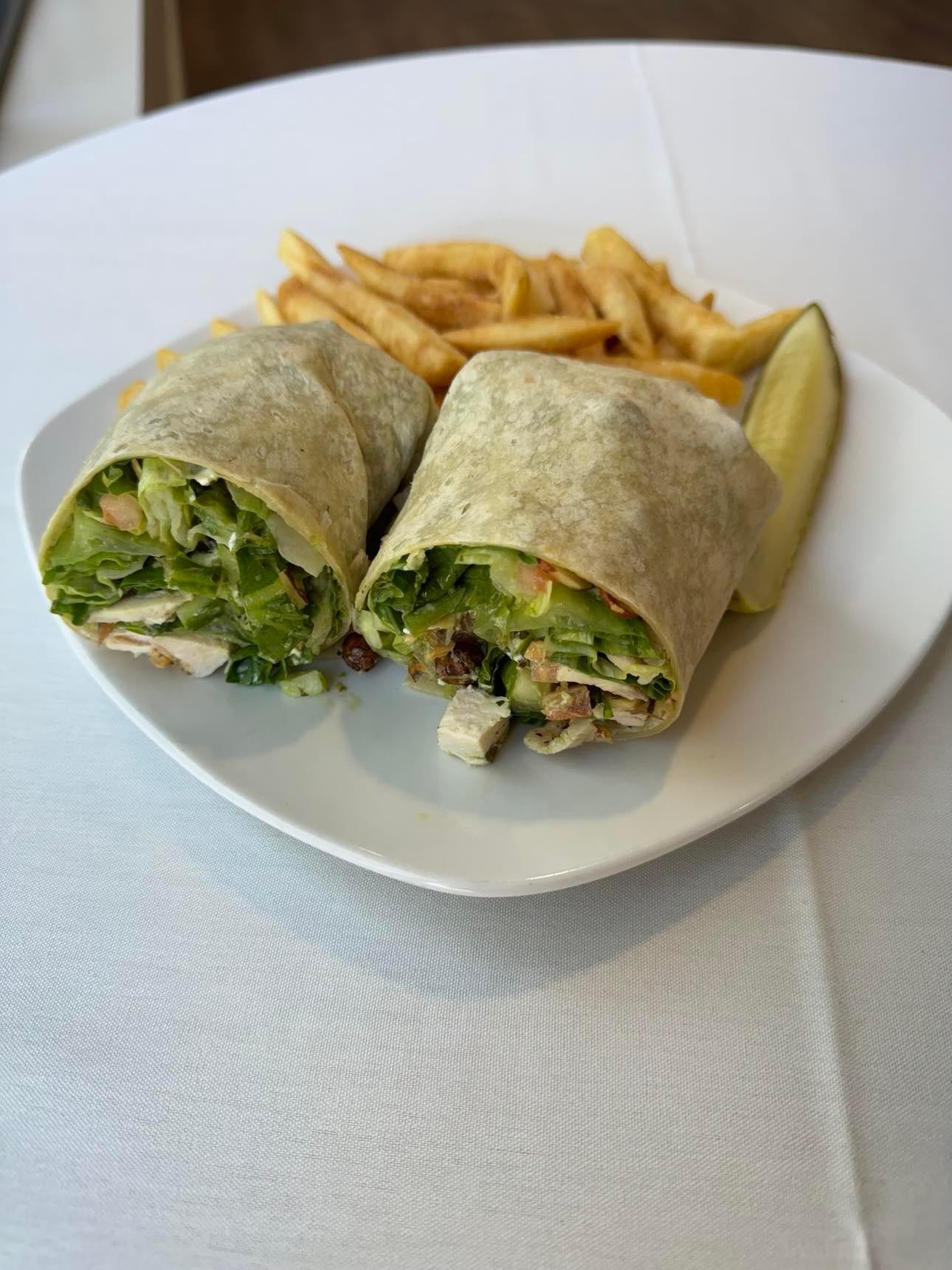 M.A.D.D. House Wrap and French Fries