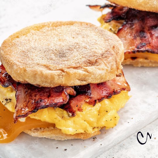 Build Your Own Egg Breakfast Sandwich