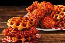 Fried Chicken and Waffle Sandwich