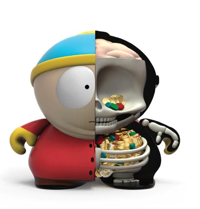 Treasure Cartman 8" Anatomy Figure South Park