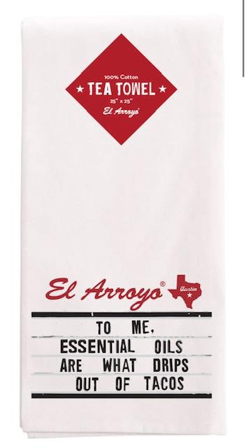 Essential Oils El Arroyo Tea Towel