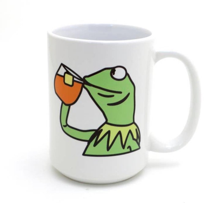 Kermit Drinking Tea Mug