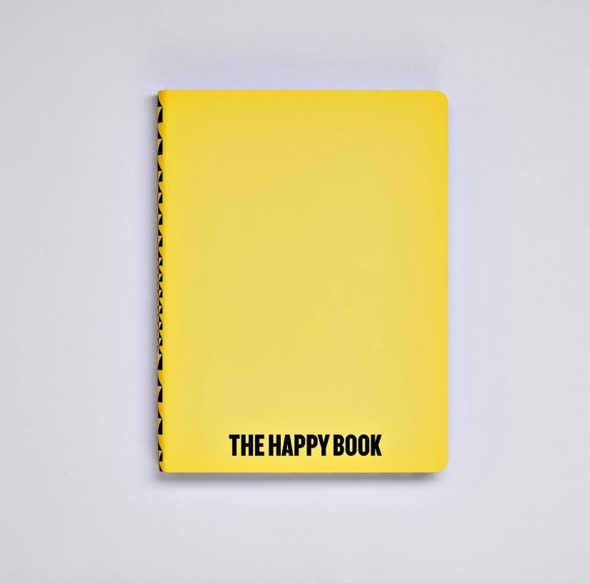 Happy Book Notebook by Stefan Sagmeister