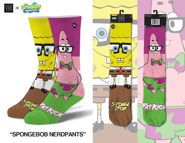 Spongebob Nerd Pants 360 Knit Socks