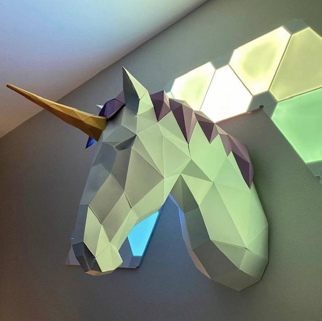 Unicorn Wall Art - DIY Papercraft