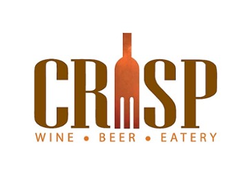 CRISP wine-beer-eatery logo