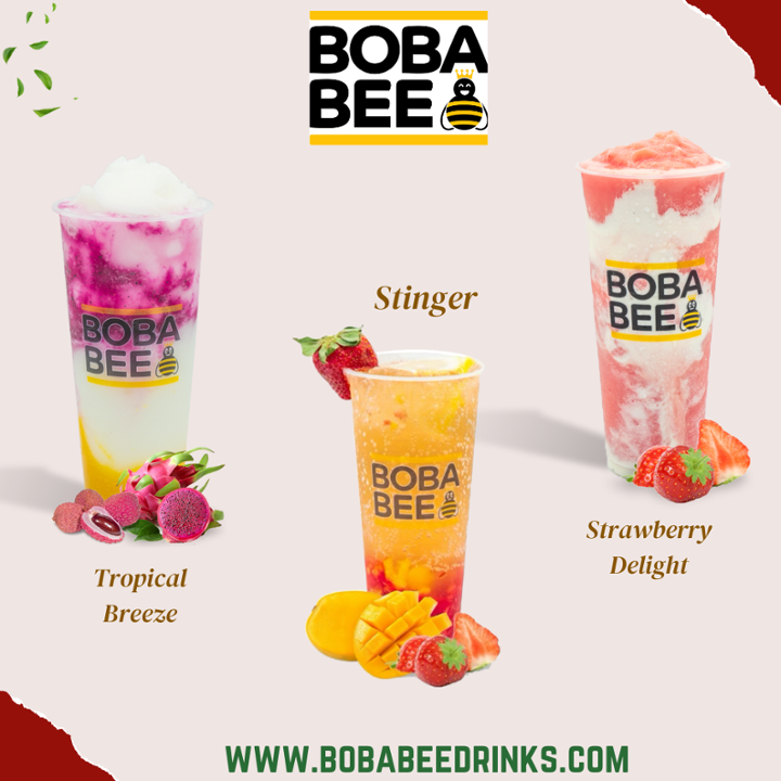 Bee Mil Tea Boba Bee-Temecula - Uji Green Milk Tea (Large)