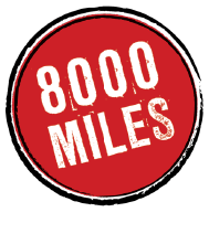 8000 miles