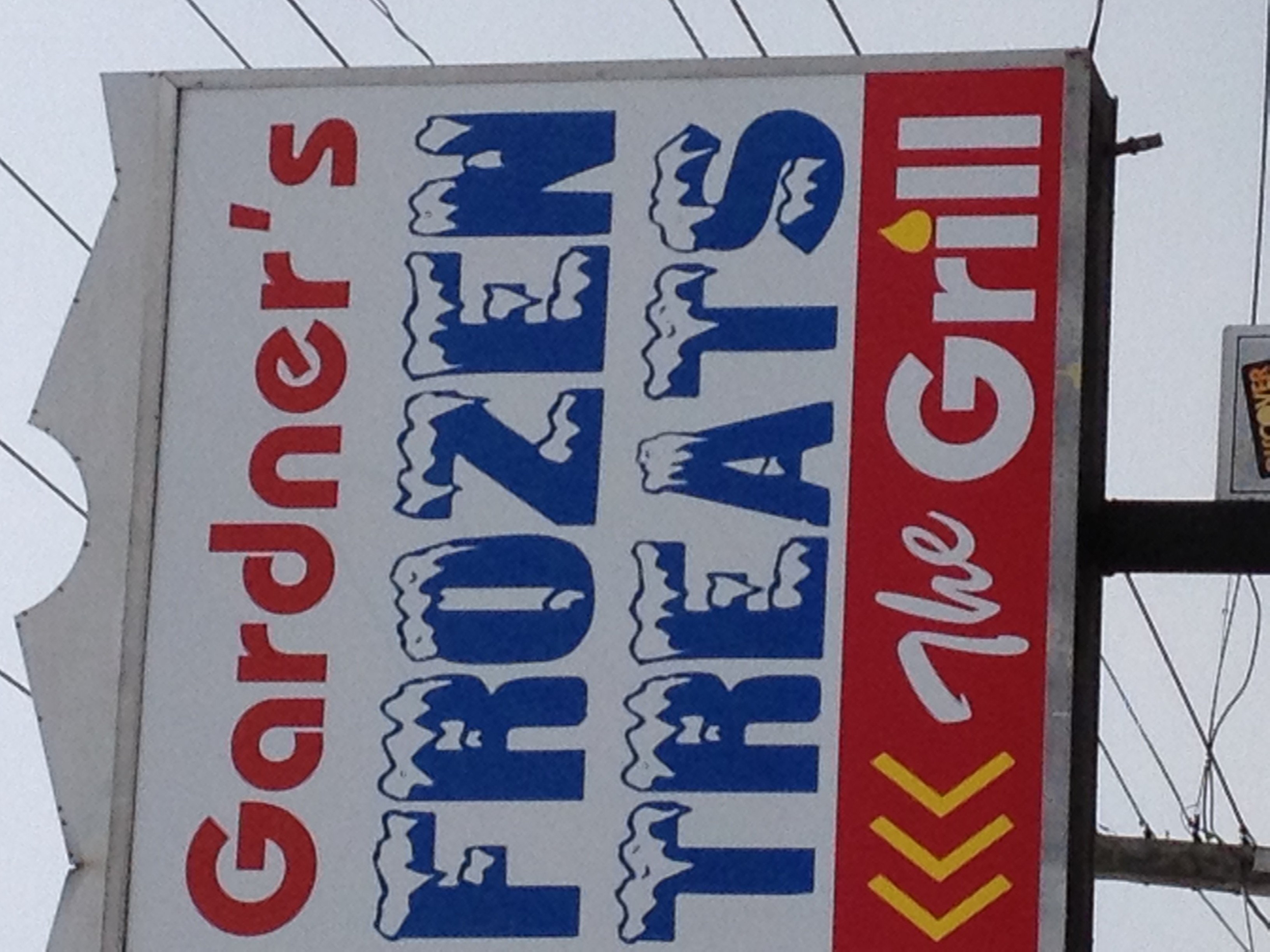 Gardner’s Frozen Treats logo