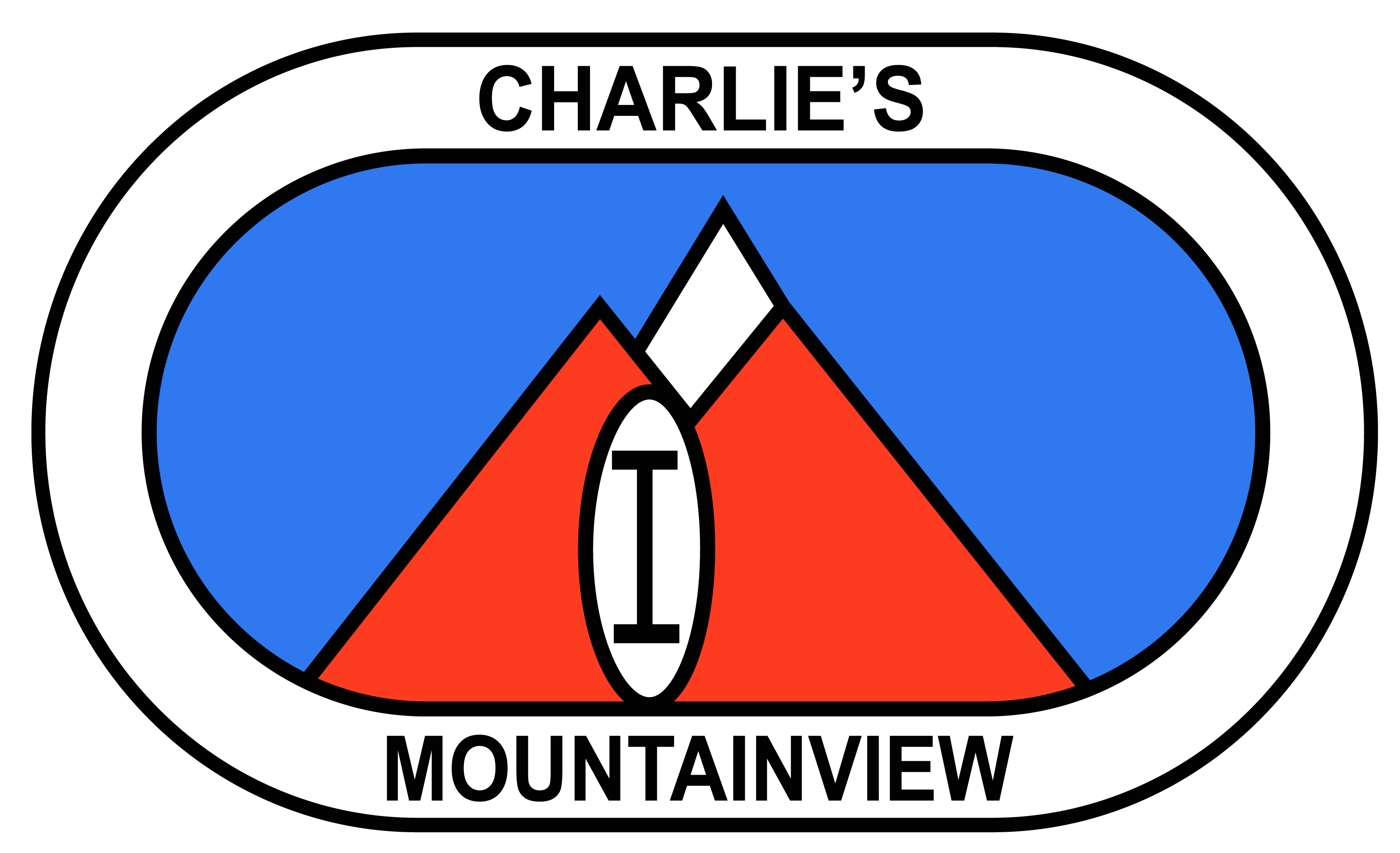 CHARLIES MOUNTAIN VIEW  logo