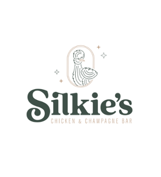 Silkies Chicken & Champagne Bar 1602 & 1604 Walnut Street logo