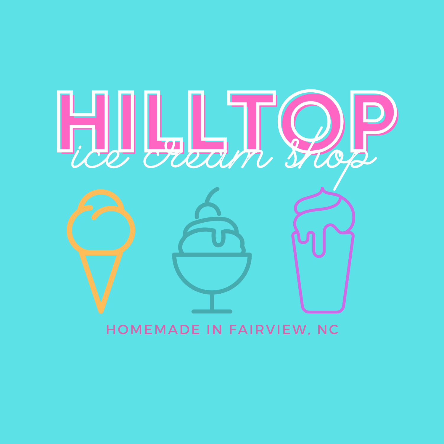 Hilltop Ice Cream Shop Fairview, NC Limited Edition Flavor 1Sun