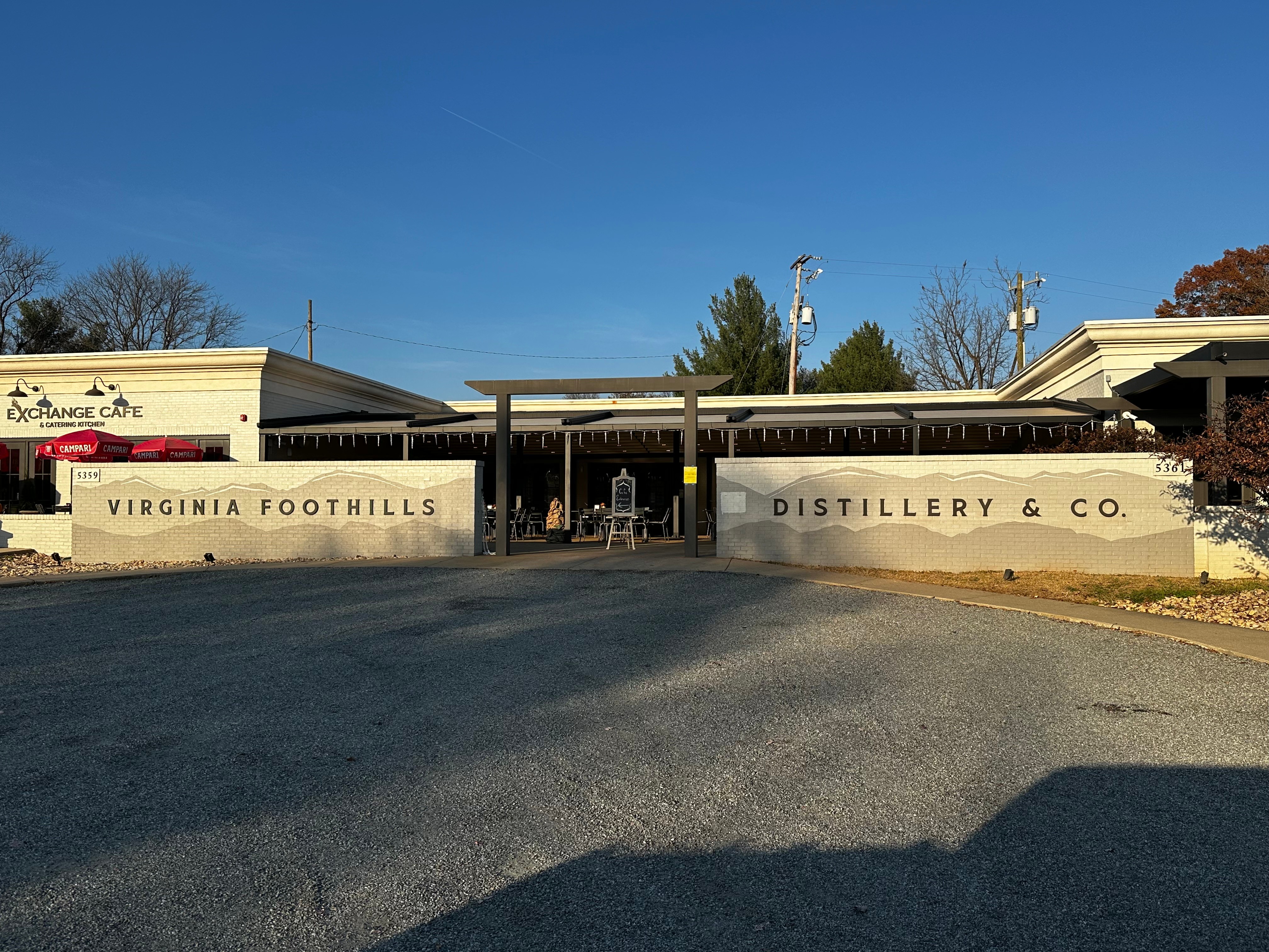 Virginia Foothills Distillery & Co. 5361 Spotswood Trail