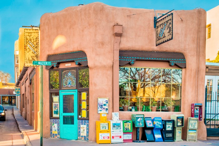 Cafe Pasqual's 121 Don Gaspar Avenue