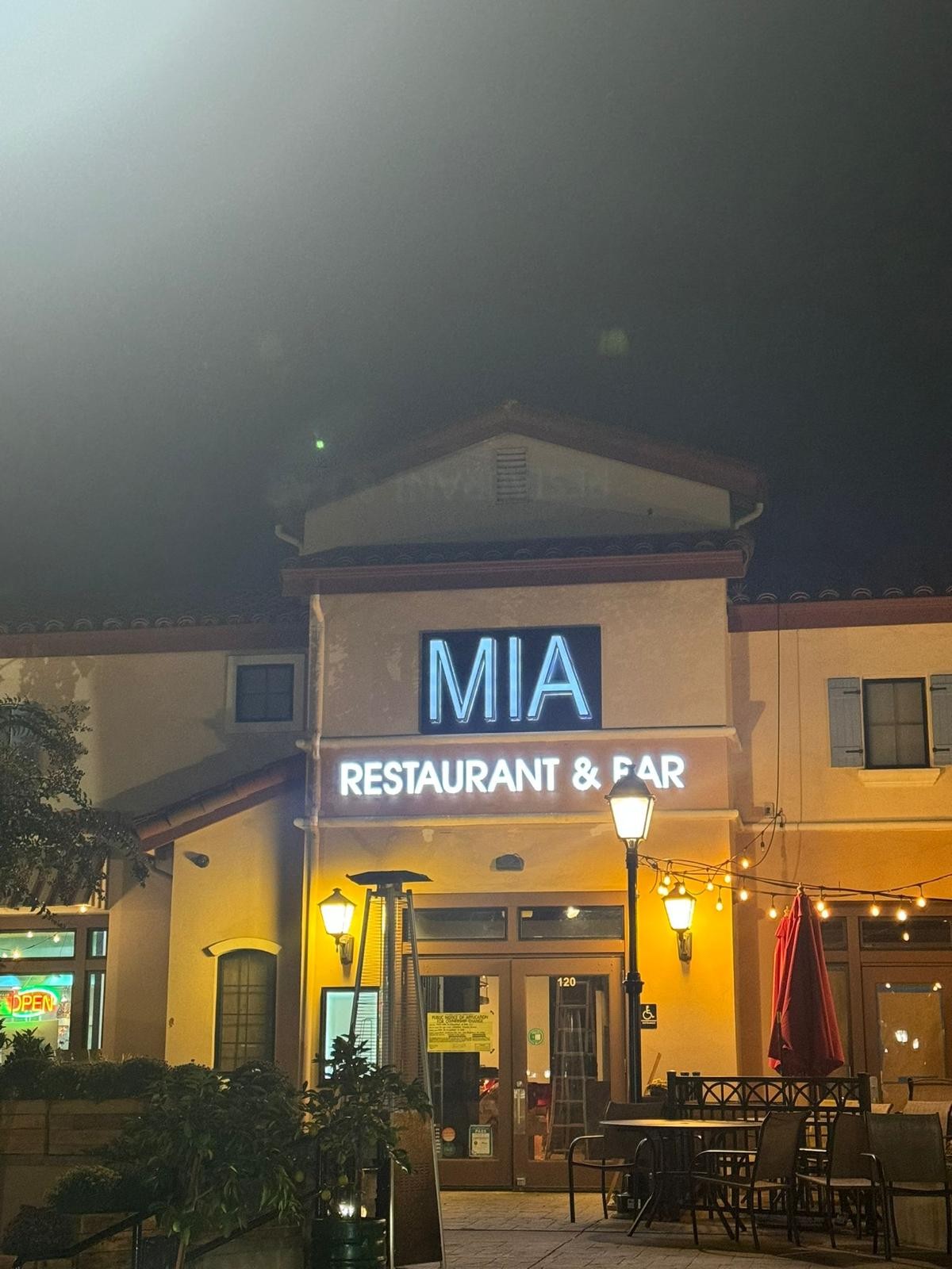 Mia Restaurant & Bar 1475 Eureka Road Ste. 120 | Toast
