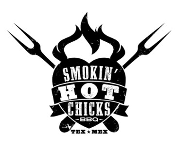 Smokin' Hot Chicks BBQ logo