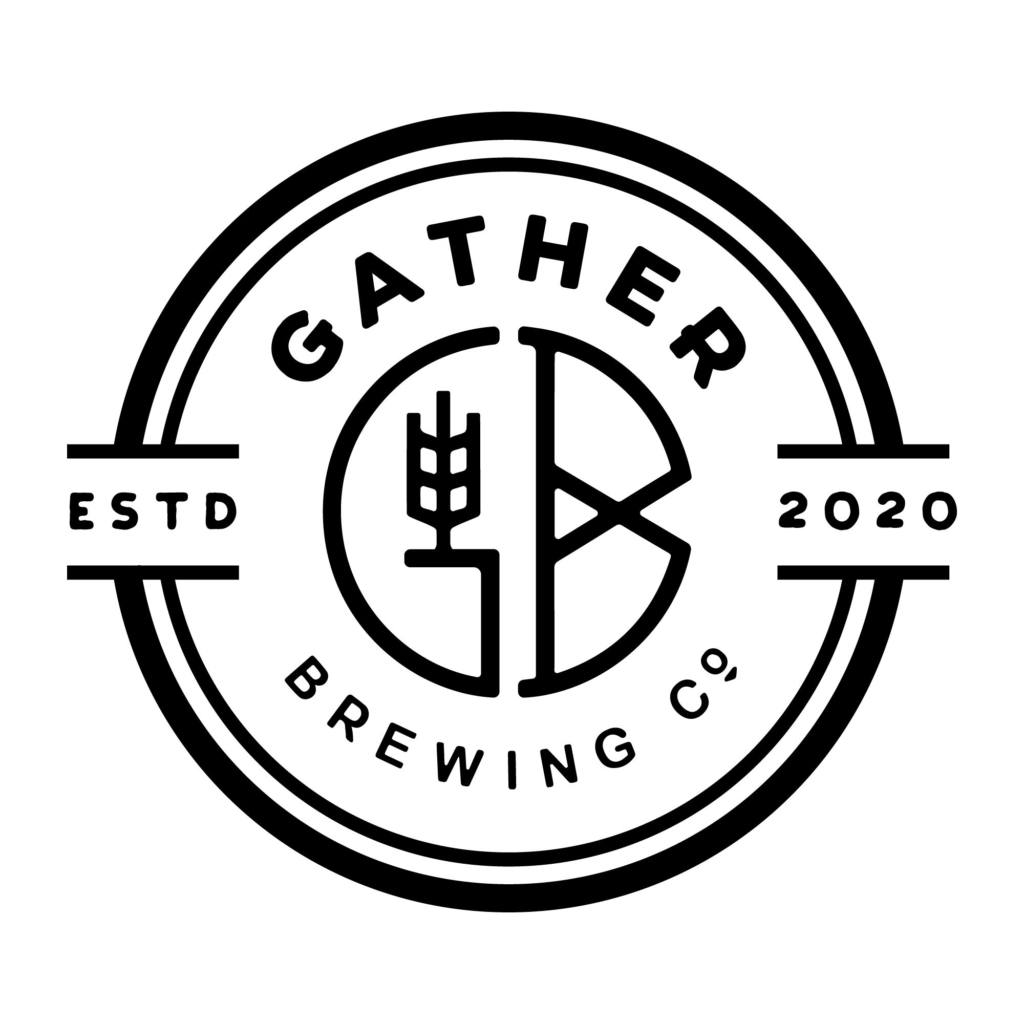 Gather Brewing Company Universal City logo