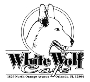 White Wolf Cafe 1829 NORTH ORANGE AVE. logo