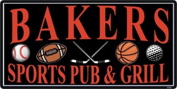 Bakers Sports pub and grill 7167 Two Notch Road logo