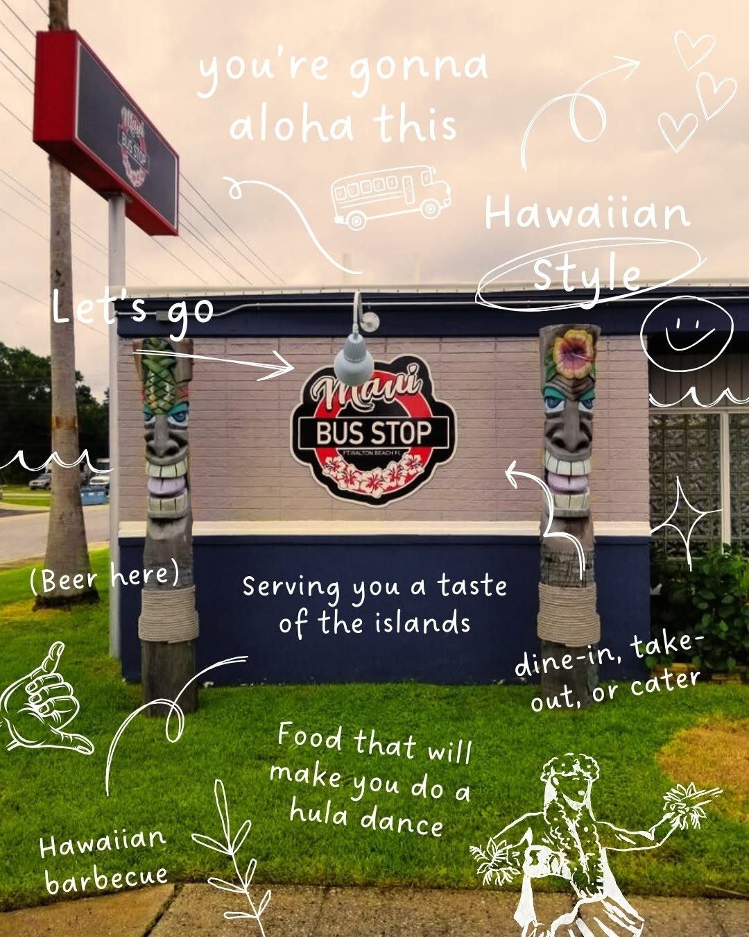 Maui Bus Stop - 101 Perry Ave SE Fort Walton Beach, FL