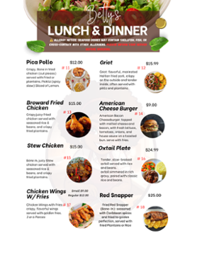 Betty's Cuisine 560 West Sample Road