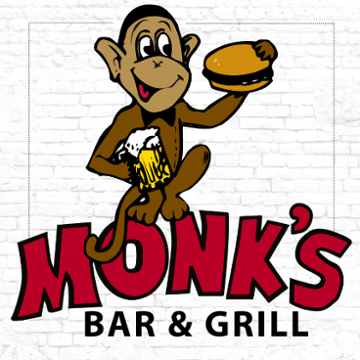 Monk's Bar and Grill Eau Claire logo