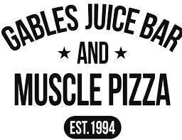 Gables Juice Bar and Muscle Pizza logo