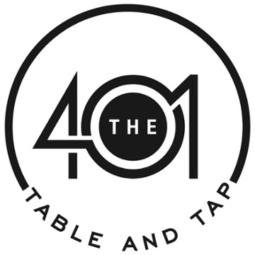The '401 Table and Tap - Catering logo