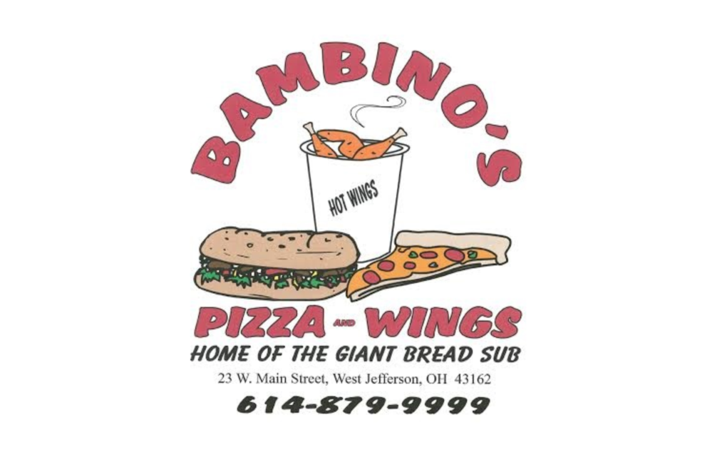 Bambino's Pizza and Wings logo