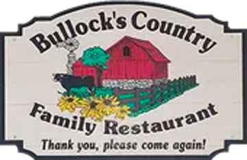 Bullocks Restaurant Main 2020 Sykesville Road logo