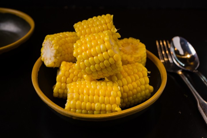 Sweet Corn on the Cob with  butter