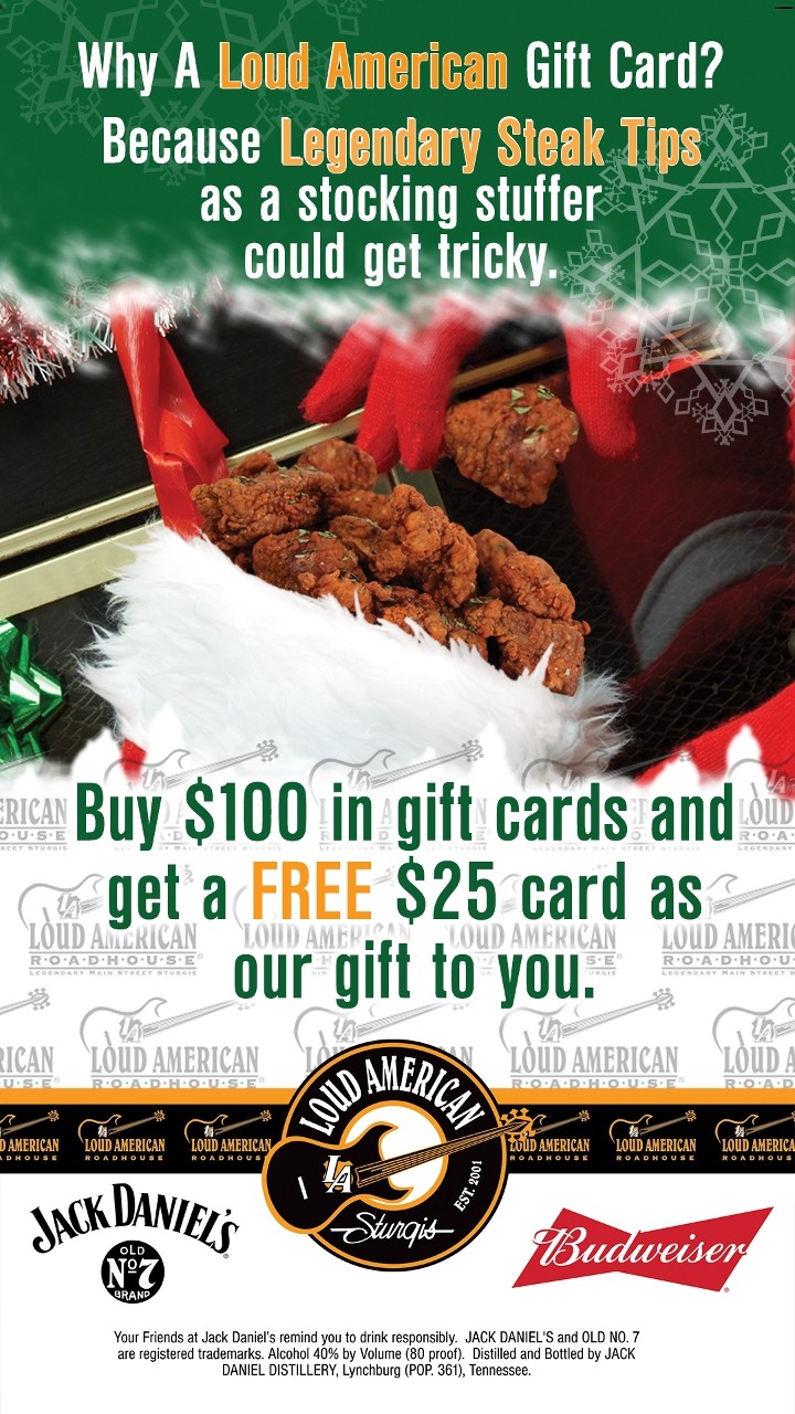 Holiday Gift Card Special