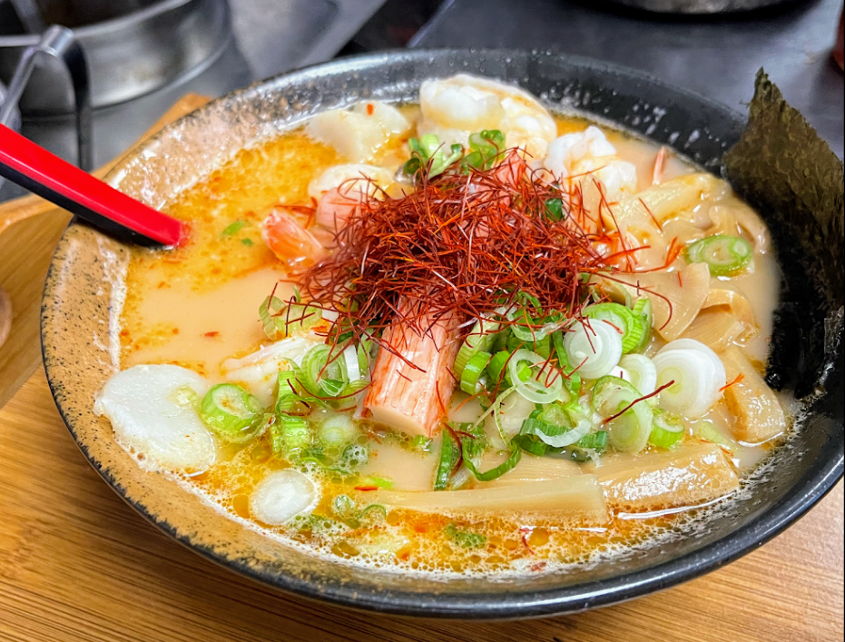 Spicy seafood Ramen