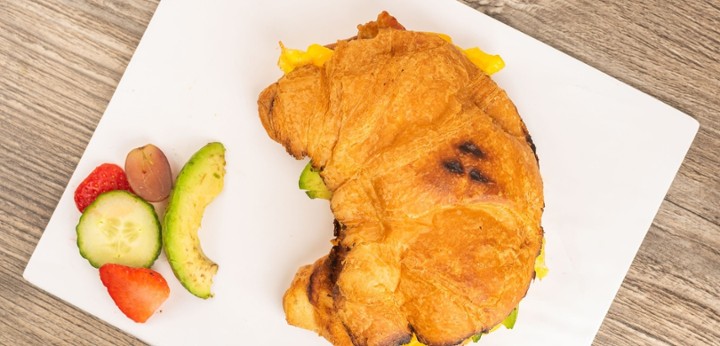 Avocado Bacon Egg & Cheese Croissant