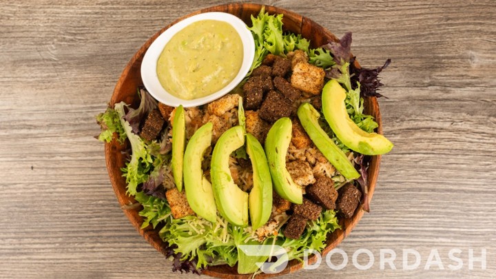 Avocado Chicken Caesar Salad